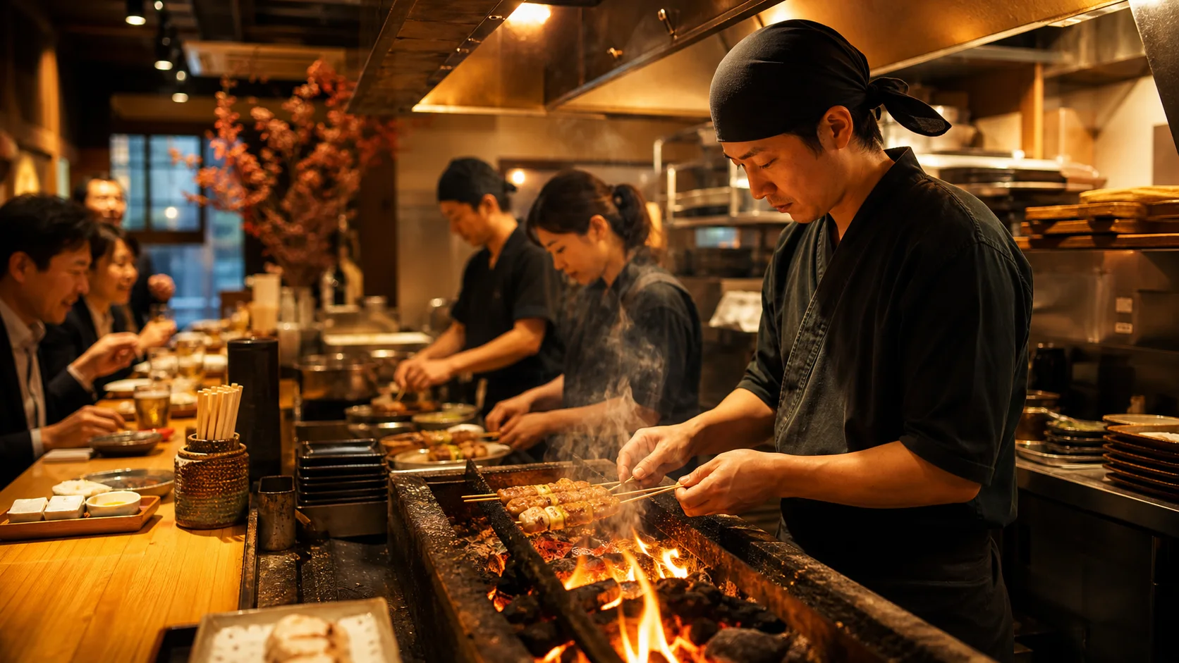 飲食店特化 採用ページの制作サンプル（炭火焼きダイニング 炎家の採用ページ）